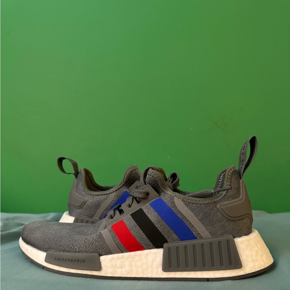 Adidas NMD R1 Grey Better Scarlet Size 8.5
